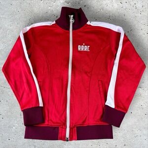 DIESEL‎ Full-Zip Sweatshirt Track Jacket Men's Small Red Diesel Div. Denim Lover